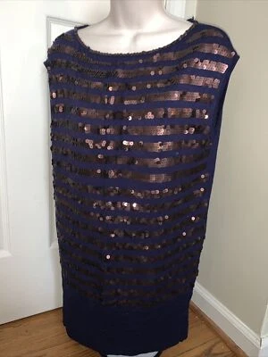 Blusa TWENTY ONE Súper Larga Algodón Spandex Elastizada Lentejuelas Adornada ❤️tb12m11 Foto 1 de 4