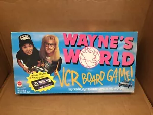 VINTAGE WAYNE'S WORLD VCR BOARD GAME 1992 INTERNATIONAL GAMES PREOWNED - Picture 1 of 10