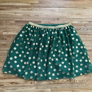 Way To Celebrate Green And Gold St Patrick's Day Tulle Skirt Size  10-12 - Picture 1 of 7