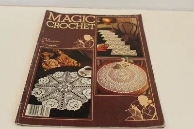 Vintage Magic Crochet Number 24 Tricot Selection Doilies Patterns  - Image 1 of 2