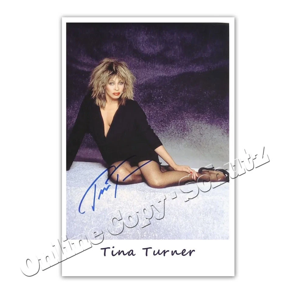 Tina Turner ( † 24.05.2023 ) - Queen Of ROCK - Autogrammfotokarte [AK1] - Bild 1 von 1