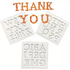 Candy Fondant Molds Letters Molds Fondant Tool Alphabet Mould Chocolate Mold - Picture 1 of 9
