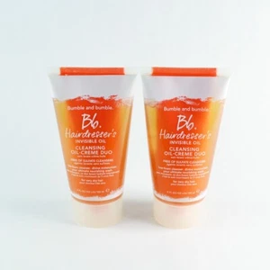 2 Bumble and Bumble Hairdresser's Invisible Oil Cleansing Oil-Creme Duo - Set 2 - Picture 1 of 1
