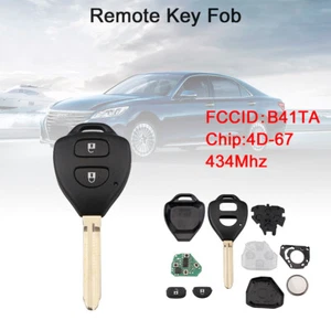 Remote Key FOB 4D67 B41TA Fit for Toyota Hilux / Yaris 2005 2006 2007 2008 2009 - Picture 1 of 11