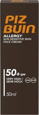 Piz Buin Allergy Sun Sensitive Skin Face Cream SPF 50+ 50 ml (Pack of 1)  - Image 1 of 4