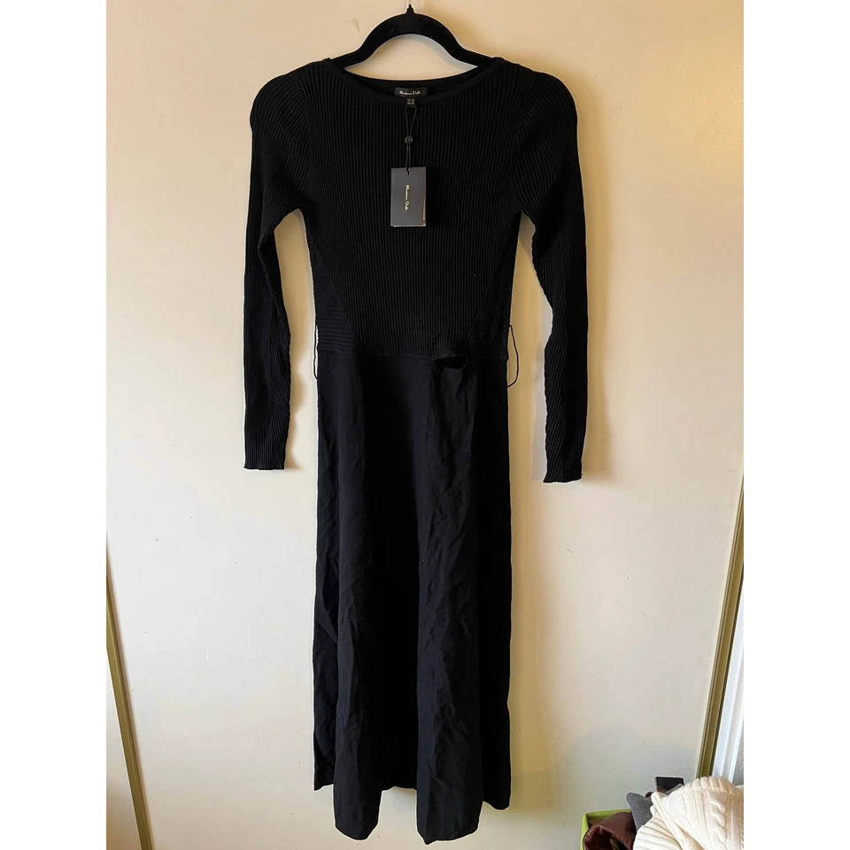 Massimo Dutti  Long Sleeve Sweater Dress - Image 1 of 4