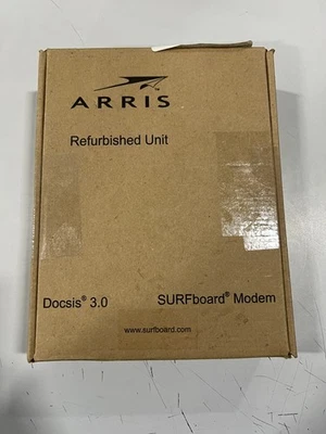 ARRIS Surfboard SB6190-RB DOCSIS 3.0 Cable Modem, White - Image 1 of 2