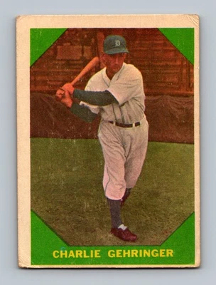 1960 Fleer Baseball Greats #58 Charlie Gehringer GD-VG Vintage HOF Card - Image 1 of 2