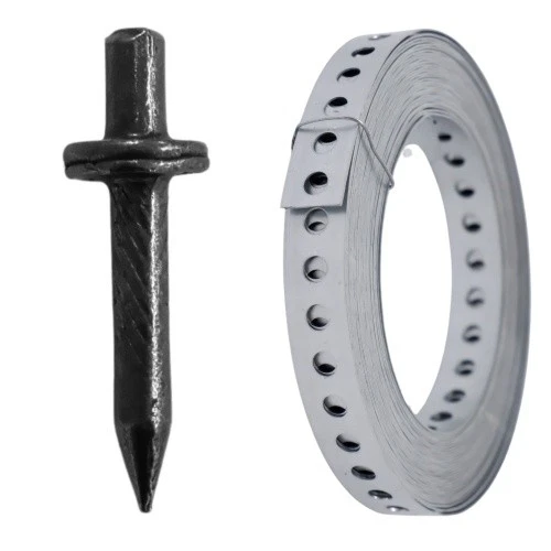 Lancelot® Set Montagelochband verzinkt 12mm x 10 Meter + Fixpin 4x22mm (200 St.) - Bild 1 von 1