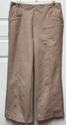 LIVERPOOL Women’s Stella Pull On Kick Flare Lava Flow Check Pants Size 10 - Image 1 of 4