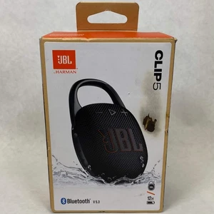 Nuevo Altavoz Bluetooth Inalámbrico Portátil JBL Flip 5 Negro JBLCLIP5BLKAM - Imagen 1 de 6