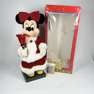 ANIMADO 20" MINNIE MOUSE 1994 It's A Small World HOLIDAY EXCLUSIVO FUNCIONANDO - Imagen 1 de 23