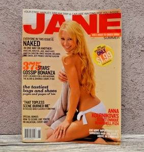 JANE Magazine – July 2005 – Anna Kournikova Cover – Celebrity Gossip, Fashion ⚫ - Picture 1 of 3