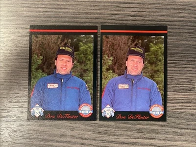 1989 Checkerd Flag IHRA Don DeFluiter #93 Corrected / Error Ford Olds Firenza - Image 1 of 2