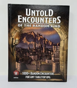 Untold Encounters of the Random Kind HC Book RPG 5E Loke BattleMats Kickstarter - Picture 1 of 15