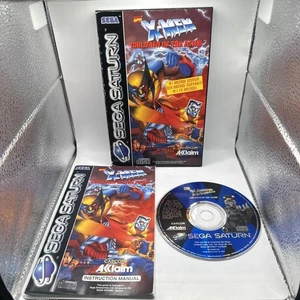 X-Men: Children of the Atom • Sega Saturn + Manual (1996) PAL Complete • Capcom - Picture 1 of 8
