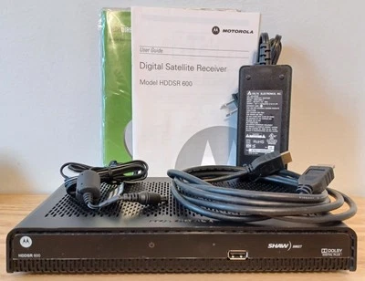 Shaw Direct Digital Satellite TV Receiver Motorola HDDSR 600 Used for Parts Only - Image 1 of 4
