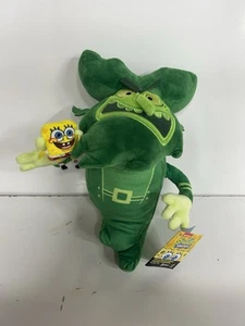 SpongeBob Schwammkopf Der fliegende Holländer hält SpongeBob 13 Zoll Plüsch - NEU - Bild 1 von 7