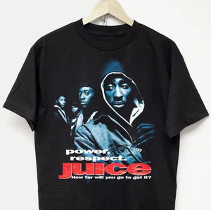 JUICE MOVIE T-SHIRT vtg rap tee tupac nas dmx nwa hip hop band concert merch y2k - Picture 1 of 3