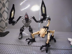 LEGO Bionicle Lot of 6 Agori 8972  Atakus + Zesk 8977 100% Complete