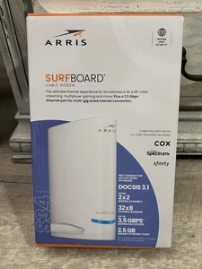 NOWA ARRIS Deska surfingowa S34 DOCSIS 3.1 Multi-Gigabit CableModem Zatwierdzony do Comcast - Zdjęcie 1 z 3