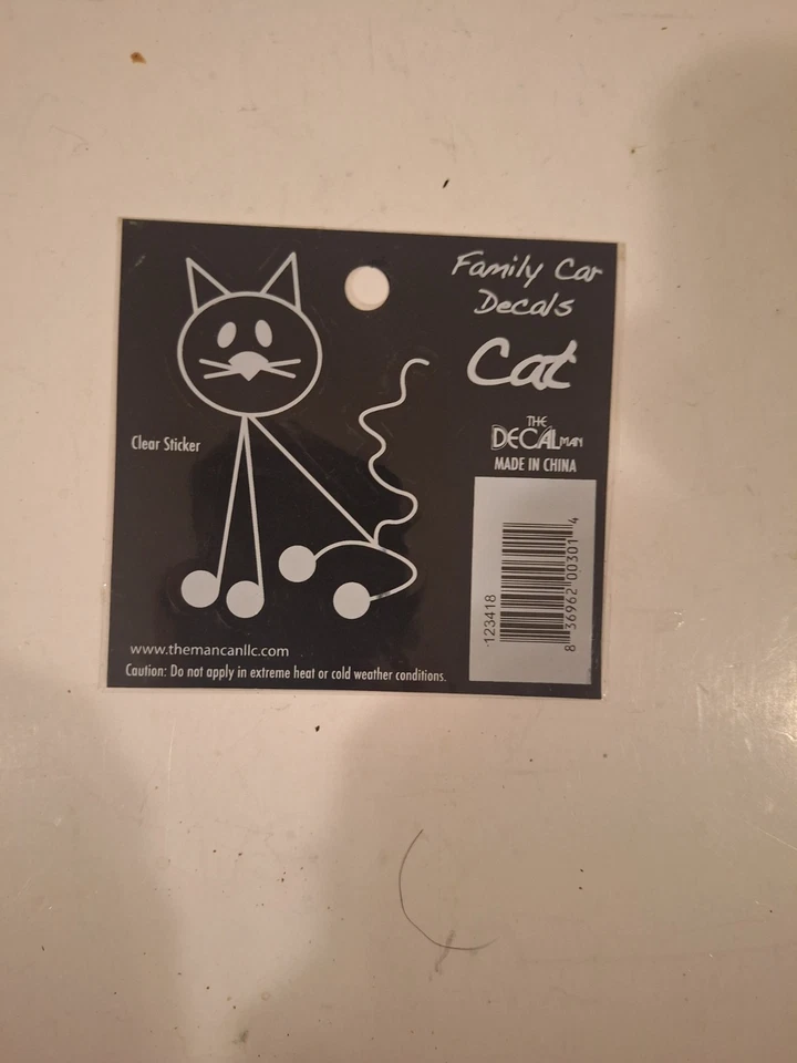 Calcomanía para ventana de coche gato Foto 1 de 1