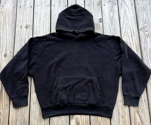 Yeezy Gap Polar Fleece Regular Fit Hoodie Unreleased Season Black Men's Large - Picture 1 of 3
