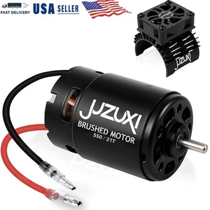 Motor cepillado 550 21T con ventiladores de refrigeración para 1/10 Rock Crawler Wltoys Kyosho - Imagen 1 de 8