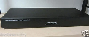 Nuovissimo - 16ch Passivo Video Balun Stile Montaggio a Rack - Foto 1 di 3