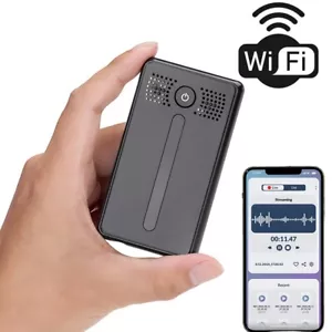 WiFi Diktiergerät Wireless Audio Recording Echtzeit WLAN Diktiergerät TC30 - Bild 1 von 13