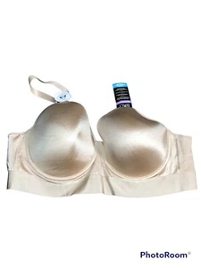 Bali Support Bra Cool Comfort Underwire Adjustable 38D Beige Nude DF3456 NWT - Picture 1 of 5