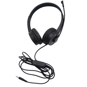 Wired PC Headset Wired Stereo Headset with Mic 3.5mm Jack PC Laptop Computer - Picture 1 of 14