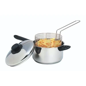 KitchenCraft Large Skillet with Basket and Lid 20cm Safe for Induction... - Picture 1 of 8