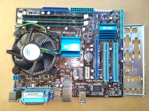 ASUS - P5G41T-M LX+DUAL CORE E5800@3,2 ghz +DDR3 4GB- TESTATA 100%FUNZIONANTE - Foto 1 di 9
