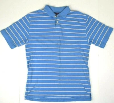 Винтажная рубашка-поло Champs Sports размер S/M 80-х 90-х синий белая полоса рубашка гранж - Изображение 1 из 4