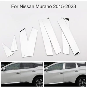 Chrome Car window Pillar Posts Trim Set suitable for Nissan Murano 2015-2023 - Bild 1 von 7
