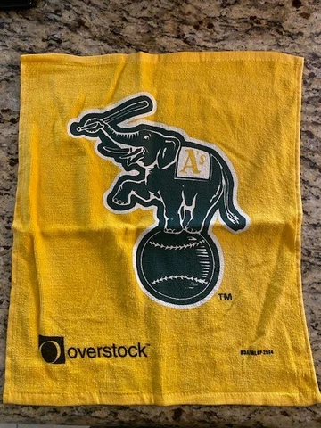 OAKLAND ATHLETICS As 2014 RALLY TOWEL Elephant Overstock Baseball MLB Cover