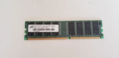Micron MT8VDDT3264AG-265C4 PC2100U-25330-Z DDR 266MHZ CL2.5 Memory Module - Image 1 of 3