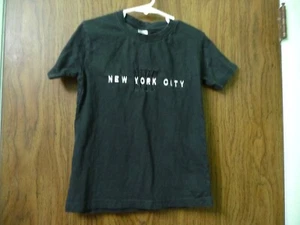 BLACK CHILD SIZE M NEW YORK CITY T SHIRT MATRIX BRAND - Picture 1 of 1