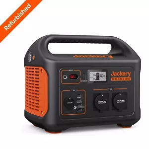 Jackery Explorer 1000 1002Wh Tragbare Powerstation 2000W Max Solargenerator - Bild 1 von 6