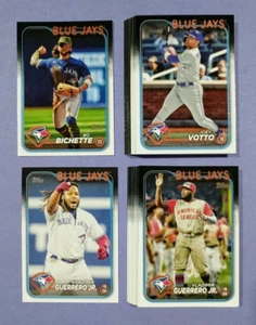 2024 Topps ~ Toronto Blue Jays set completo 33 carte squadra con aggiornamento All-Star, LL's - Foto 1 di 5