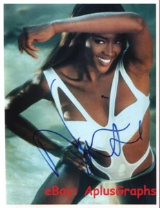 NAOMI CAMPBELL... Sexy w stroju kąpielowym - AUTOGRAF - Zdjęcie 1 z 1