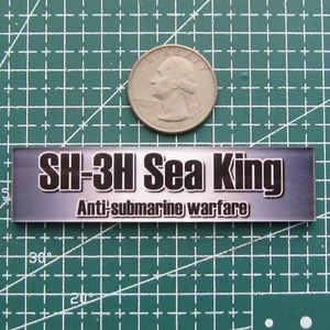 Placa de exhibición de plástico modelo 1/72 1/48 1/32 SH-3H Sea King mn067-2 - Imagen 1 de 3
