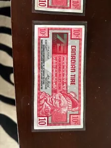 1996 Canadian Tire Money 10c 75th Anniversary Special Edition Notes - Picture 1 of 4