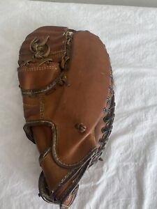 Vintage Wilson Leather Baseball Glove A2830 Eddie Waitkus Pro Model Big Scoop US
