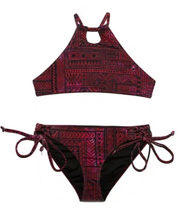 "Chance Loves" Girls Bikini Swim SET Two Piece for Young Tween Girls ages 8-11 - Picture 1 of 9