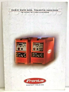 Fronius Advertising Brochure Magic Wave 2600 Transtig 2600/3000 Welding - Picture 1 of 5