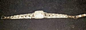 VTG Geneva 17 jewels hand winding women watch Art Deco not working as is - Picture 1 of 24