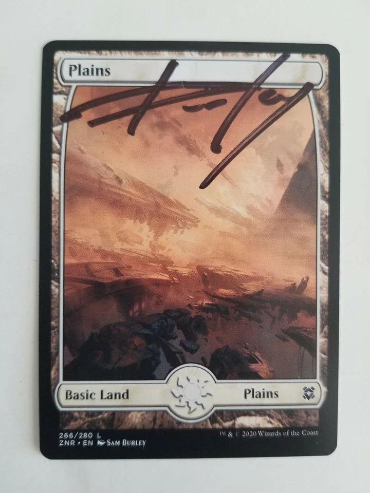 Plains (Full art) Battle for Zendikar ARTIST PROOF Signed by Sam Burley MTG - Image 1 of 1