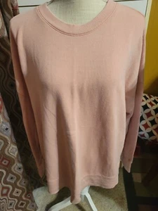 Womens Pink Xl Time&tru Sweatshirt - Picture 1 of 3